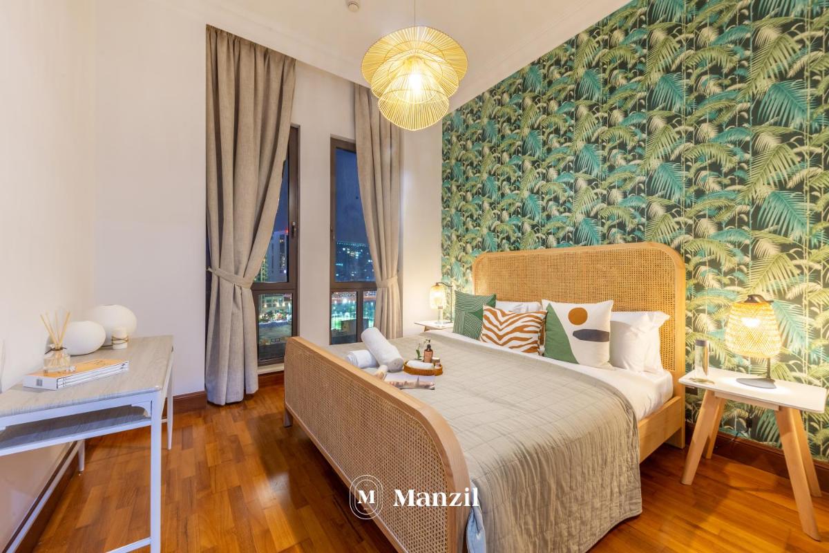 Manzil – Cozy 2BR Penthouse with Private Terrace and Full Burj View in Downtown