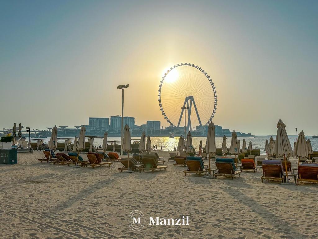 Manzil – Lavish 3BR in JBR with Sea Views and 5 min walk to beach