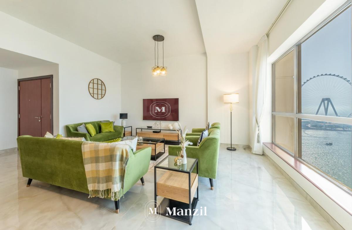 Manzil – Lavish 3BR in JBR with Sea Views and 5 min walk to beach