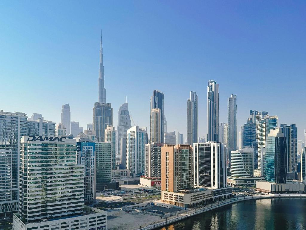 Waterfront apartment with Burj Khalifa views in Business Bay