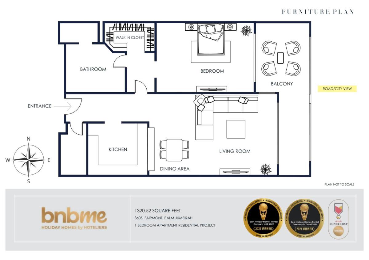 bnbme – Comfy Apt in Palm Jumeirah