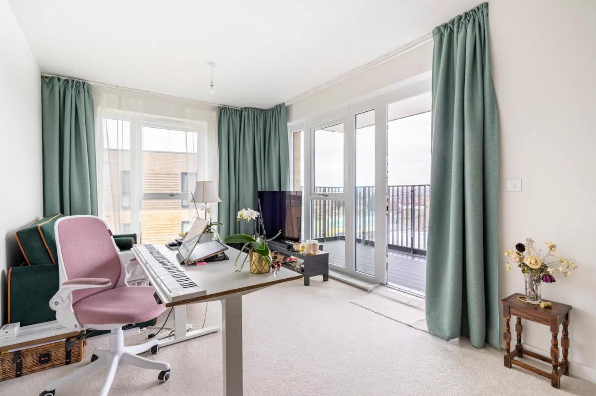 Sunny Luxury Skyline Flat near Alexandra Palace, Tottenham Stadium & Drumsheds