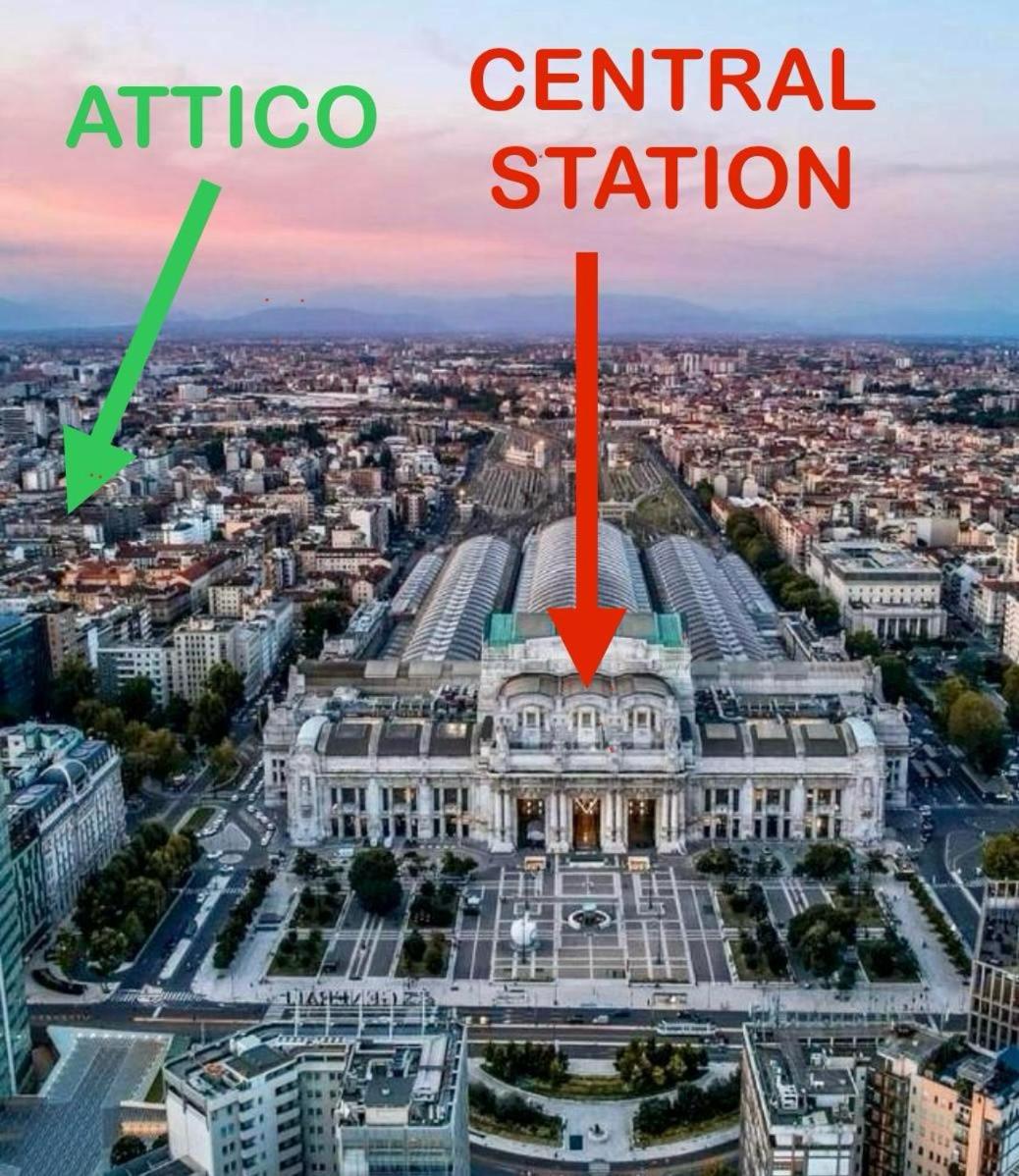 Attico con gran Terrazzo, Milano Stazione Centrale