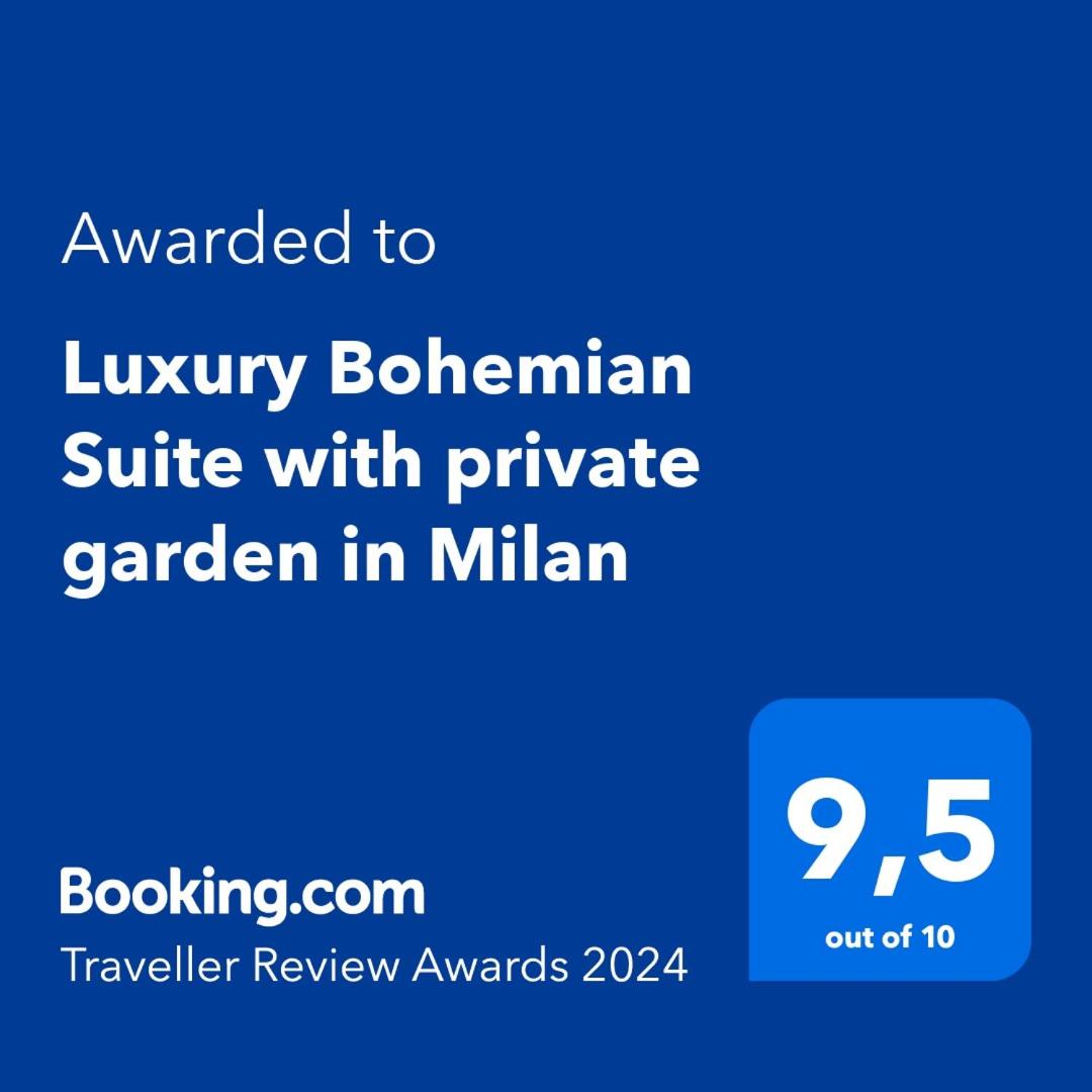 Luxury Bohemian Suite with private garden in Milan