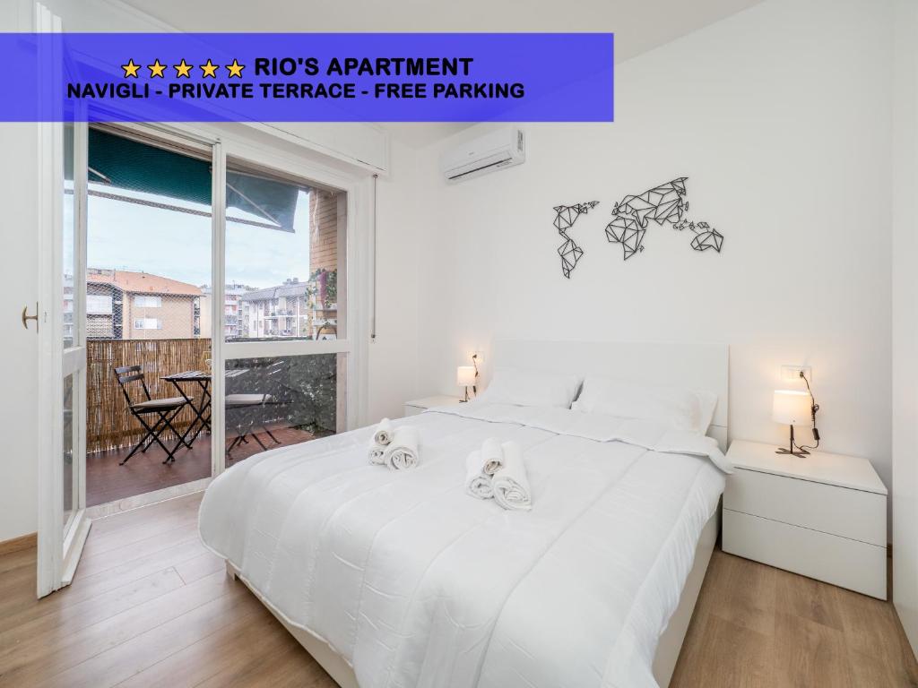 NAVIGLI new luxury apartment PET FRIENDLY FREE PARKING with terrace