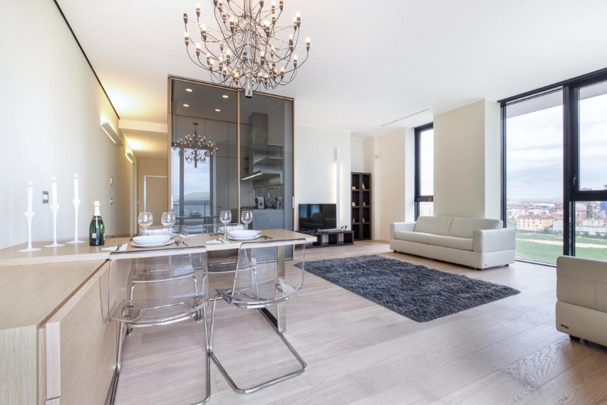 Stylish elegant Apartment in Torre Solaria with exclusive Milan’s view