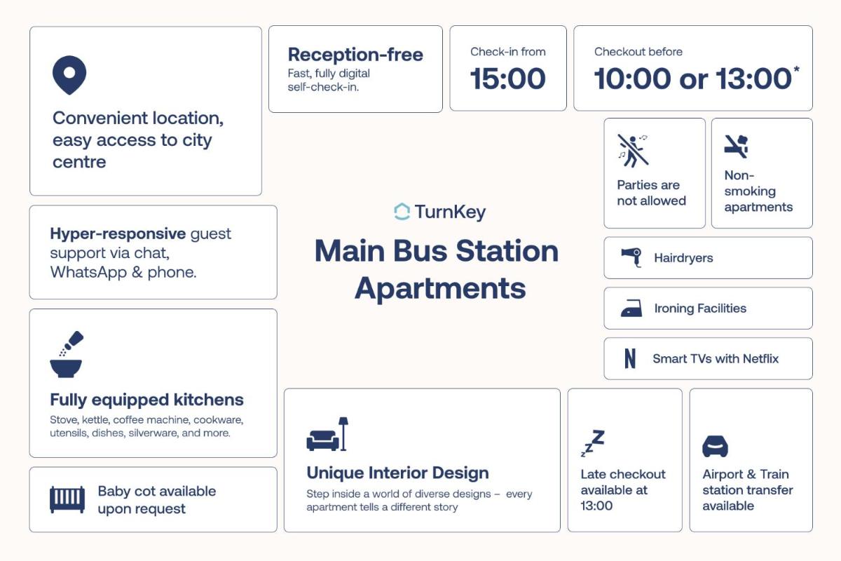 TurnKey I Main Bus Station Apartments