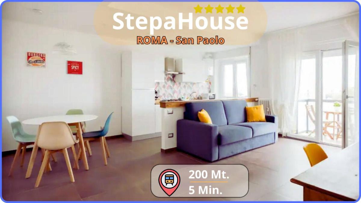 StepaHouse Roma zona San Paolo Elegante Bilocale a 2 minuti dalla Metro B