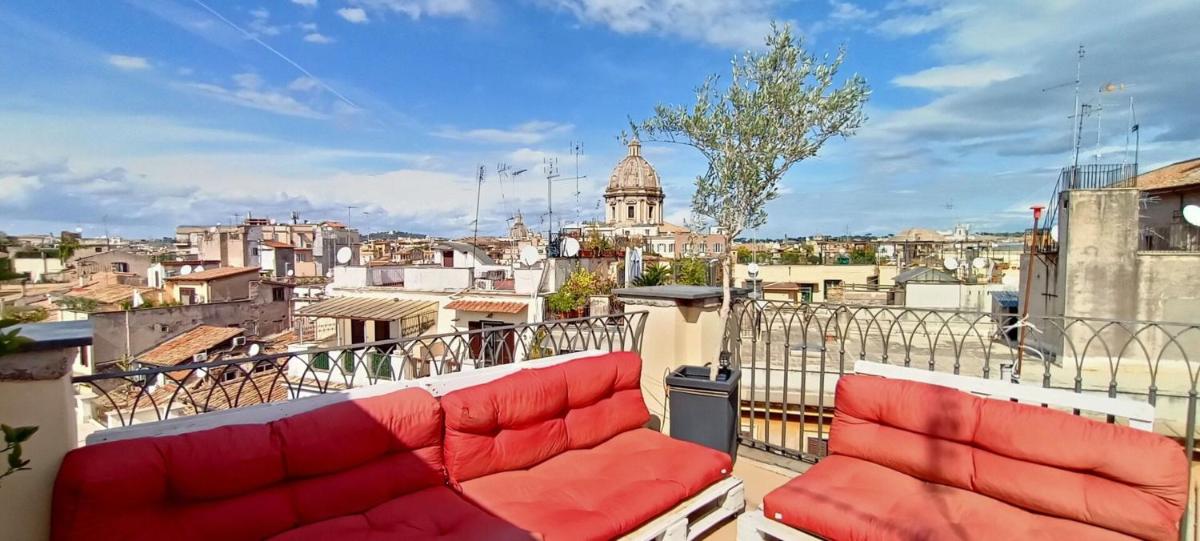 Terrace Apartment On The Monuments Of Rome