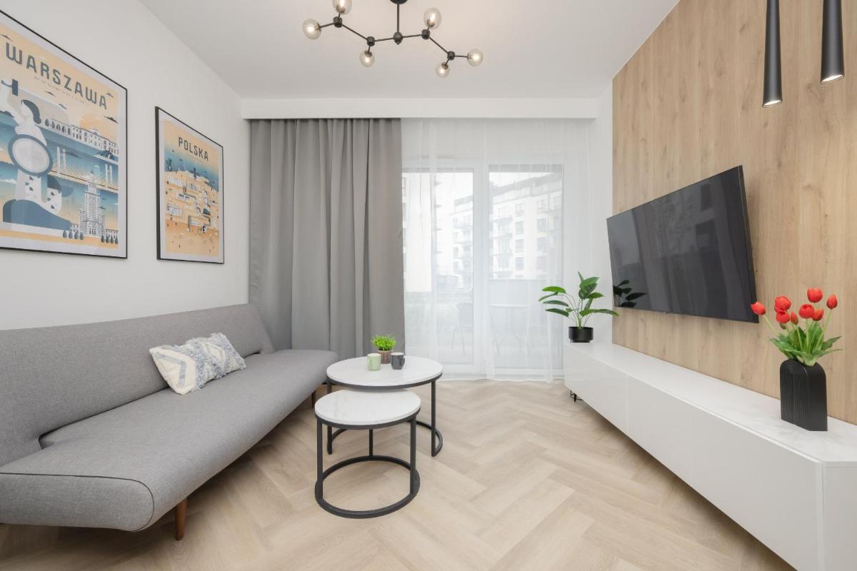 Przytulny Apartament z Parkingiem i Tarasem w Warszawie by Rent like home